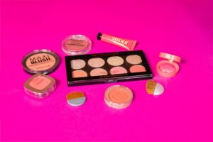 Les différentes blushs que nous avons testés