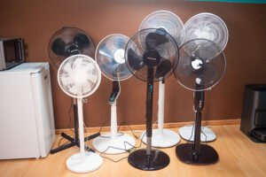 Ventilateur sur pied